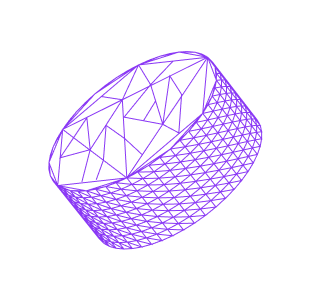 Þrívíddar myndskreyting af stöfluðum kubbar